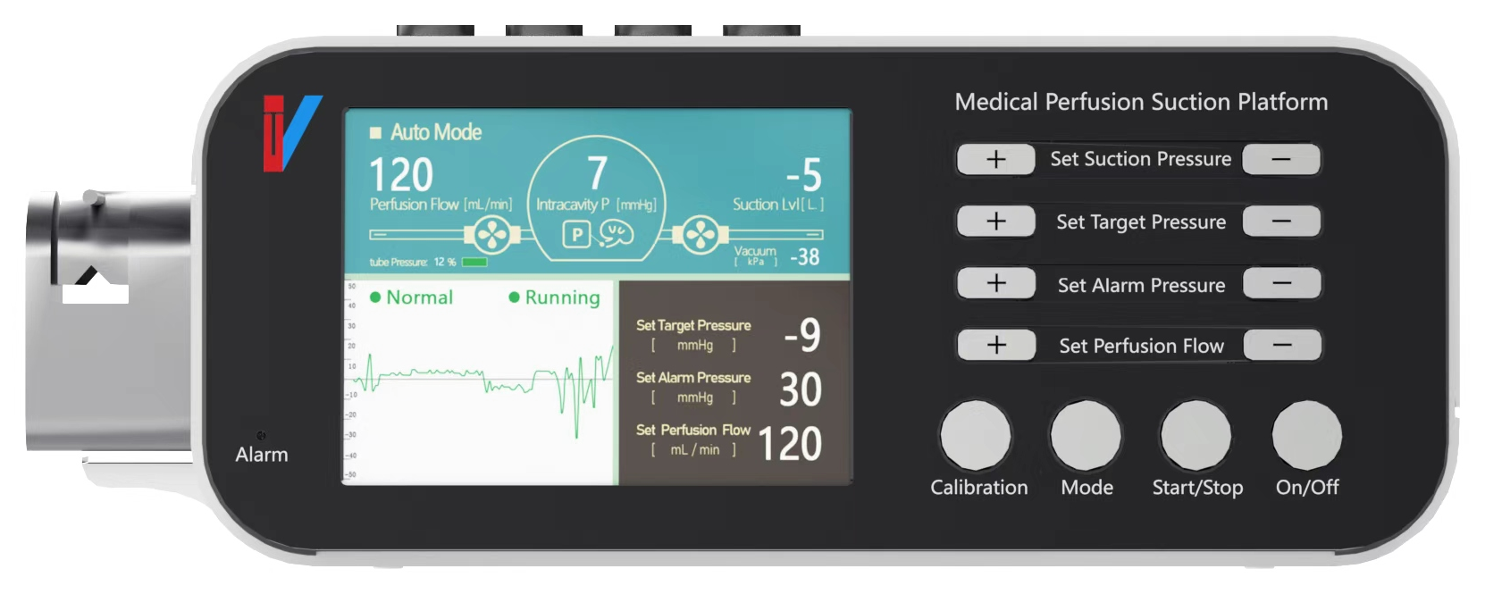 Medical Perfusion Suction Platform front panel